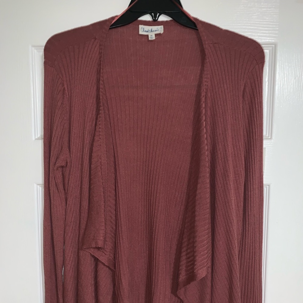 Maroon Cardigan